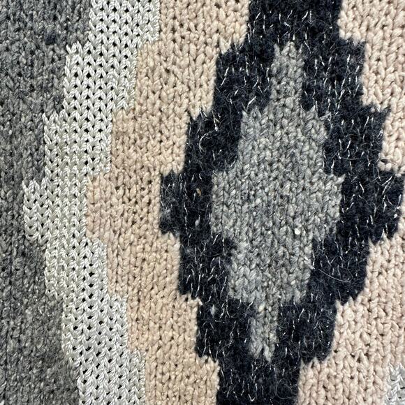 Vintage 80s silk/wool blend gray dolman sleeve sweater size medium - Picture 13 of 14